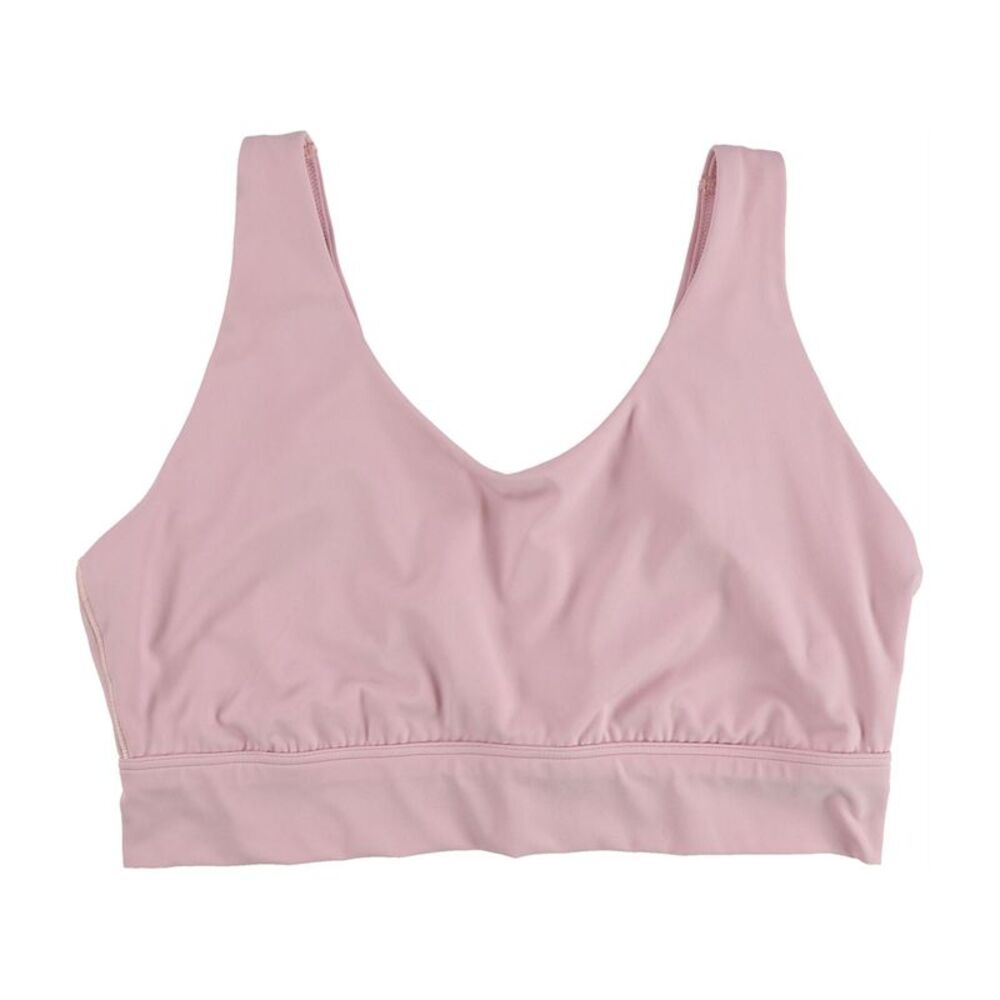 OFFLINE Womens Solid Bikini Swim Top, Pink, 2XL, DM